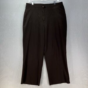 C.B. Collections Brown Dress Pants Women's Sz 16 Petite Short